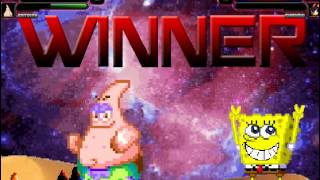 Mugen Spongebob & Patrick Vs Sonic & Shadow