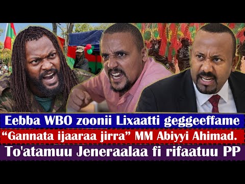 To Atamuu Jeneraala PP Eebba WBO Zoonii Lixaa Gannata Ijaaraa Jirra Abiyyi Ahimad 