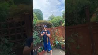 Holding Arrow In The Bow Hand Feathers Up