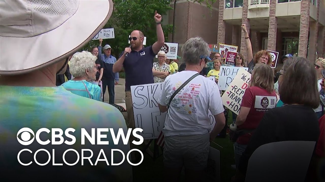 Group rallies against home rule charter in Douglas County - YouTube