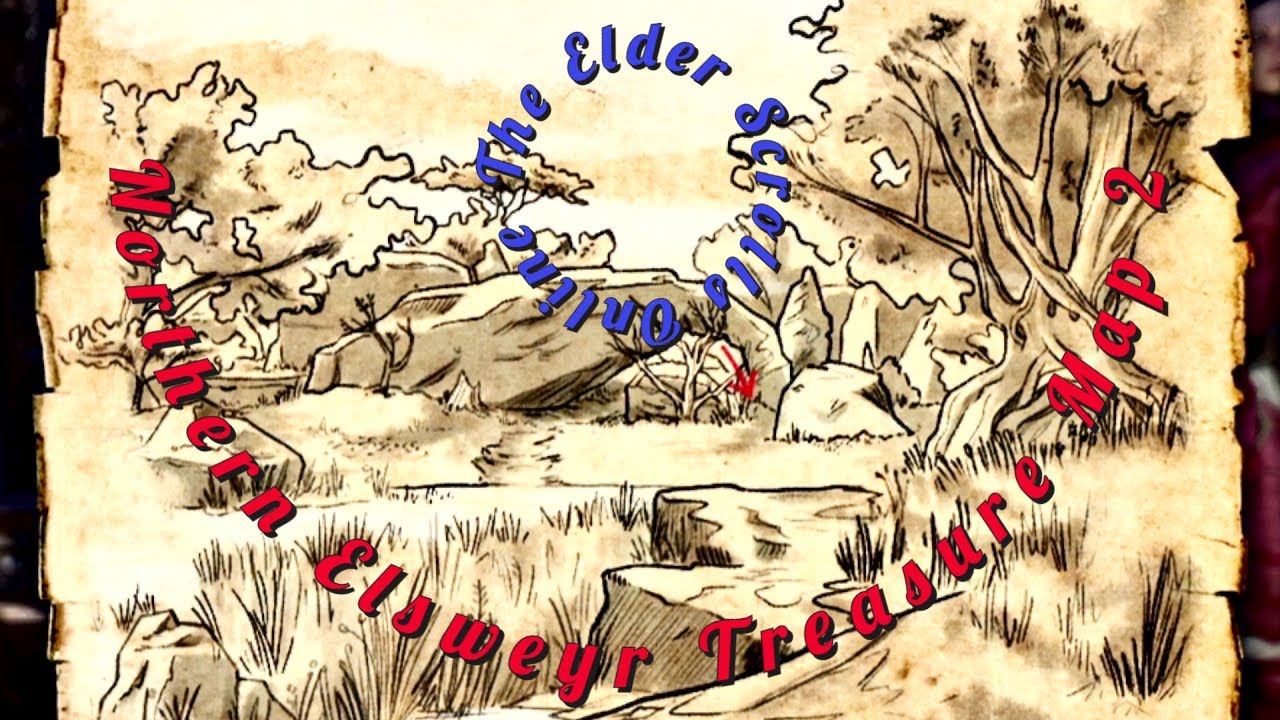 ESO Northern Elsweyr Treasure Map 2 The Elder Scrolls Online YouTube