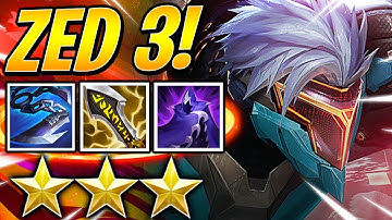 So I made a 3 STAR ZED... ⭐⭐⭐ - TFT SET 8 RANKED I Best Comps I Teamfight Tactics Guide