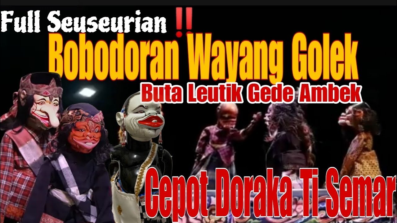 JAMINAN LUCU‼️UBAR STRES BOBODORAN WAYANG GOLEK FULL🤣 #bobodoran #wayanggolek