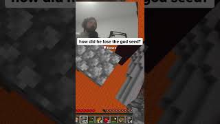 did he just throw the god seed?