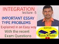 INTEGRATION IMPORTANT ESSAY TYPE PROBLEMS FOR DIPLOMA @VATAMBEDUSRAVANKUMAR