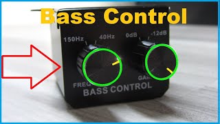 Bass Control Remote RCA Two Knobs