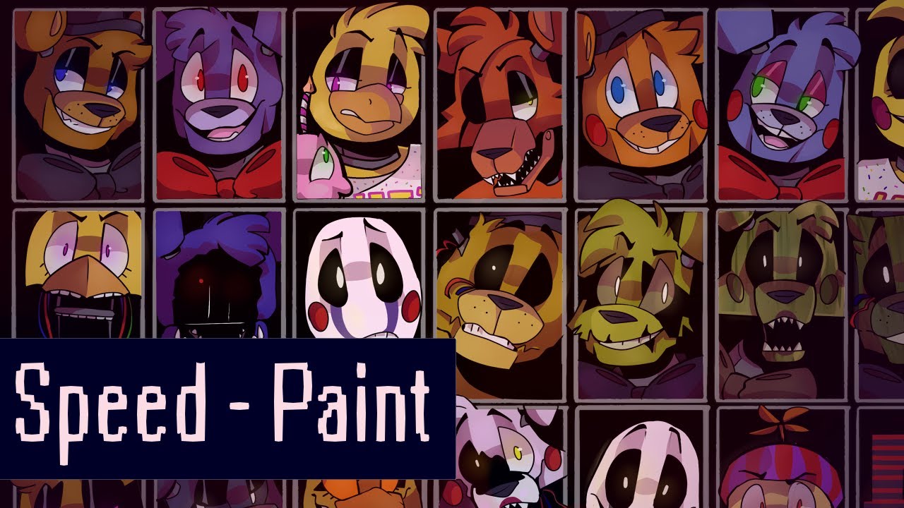 Ultimate Custom Night Redraw (FnAF Anniversary) by CAcartoon on