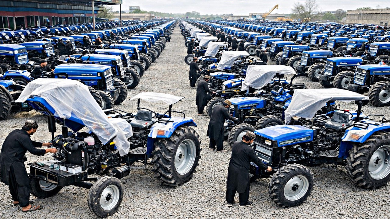 Hundreds of Indian SONALIKA Tractors Built Here Every Day | Inside Massive Factory 😱🚜