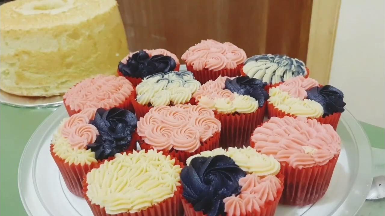 Ube moist cupcake with yema frosting indaybiscana YouTube