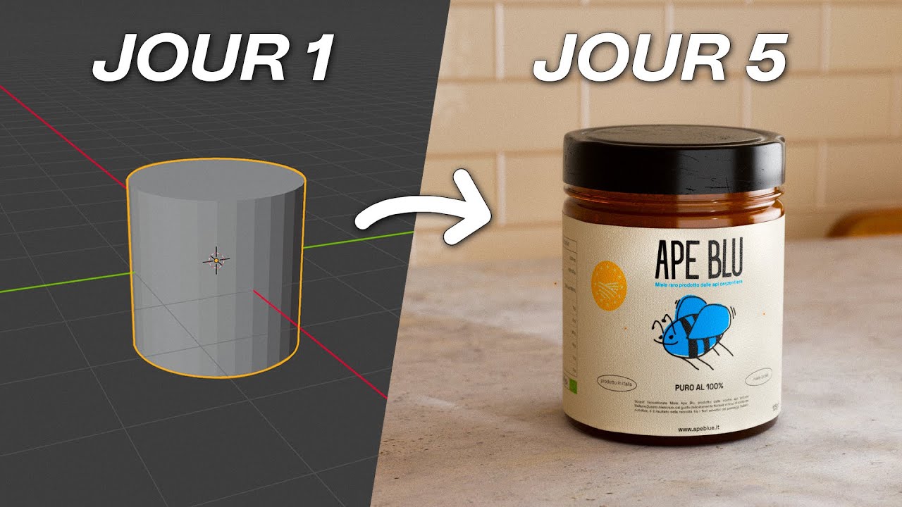 J'ai 5 Jours pour Apprendre à Créer une 3D Réaliste... - YouTube