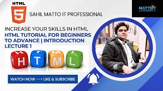 Lecture 1 HTML Tutorial for Beginners to advanced in Hindi 🔥 | Full Course Introduction