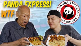 Chinese Grandpa Tries Panda Express Chinese Food Part 2!