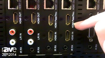 ISE 2014: WyreStorm Showcases 16x16 HDBaseT Matrix