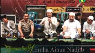 Cak Nun 11/10/2015 ; Jawaban top bahaya tv, kultus cak nun, hukum bermusik, dsb di Gresik