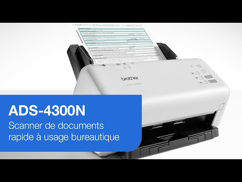 Brother ADS-4300N scanner de documents bureautique avec connexion filiaire