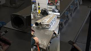 5 Rotor Intercooler Plenum Air Flow Test #automobile #carpart #5rotor