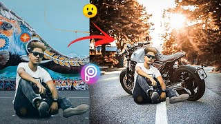 New PicsArt bike photo Editing  | Tutorial | PicsArt And lightroom.| screenshot 5