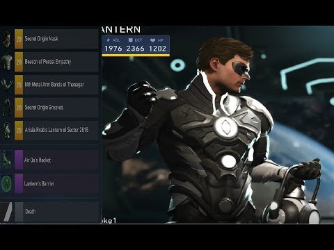Injustice 2 Epic Gear Lvl 20 Green Lantern Full Loadout #1 - Online ...