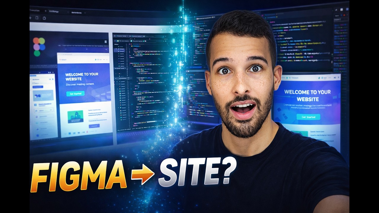 Testei o Codex criando um site a partir do Figma - YouTube