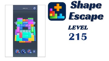 🔥 Shape Escape Level 215 Walkthrough | Can You Solve It? 🧠💥