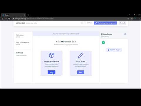 [GURU] Tutorial Membuat Ulangan di Web Guru