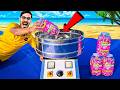Making Cotton Candy Using Center Fruit क्या सेंटर फ्रूट च्युइंग गम के बाल बनेंगे 1