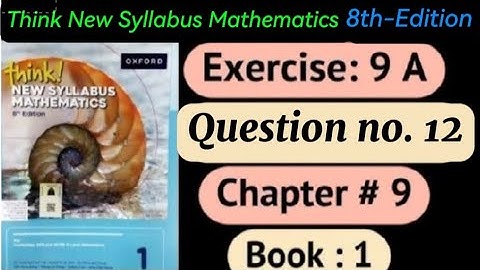 Exercise 9 A ,Question# 12 | D1 8th edition | think new syllabus mathematics | ratio and rate