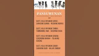 PANYUWUNAN - Gusti Kula Nyuwun Saras