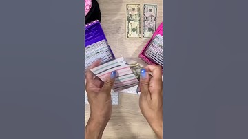 SAVE WHEN and WHAT U CAN 💜 50 envelope challenge #shorts