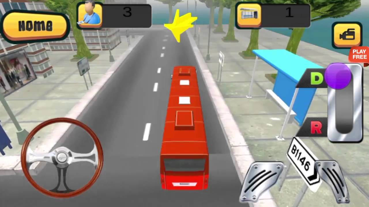 gaming logo City Tourist Bus Driving 3D - Android Gameplay HD