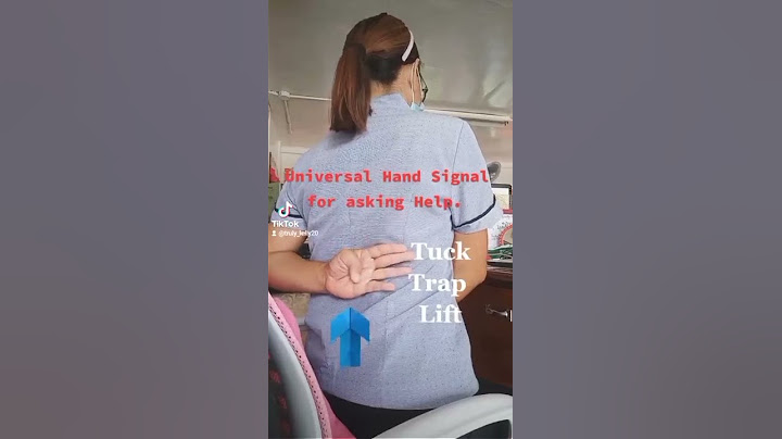 Universal Hand Signal for Asking Help w/o saying a word | Truly Kelly #HandSignal #awarenessvideo