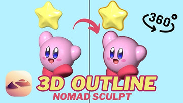 Add Stylized Outlines to 3D Models in Nomad Sculpt (Anime/Toon Shader Trick!)