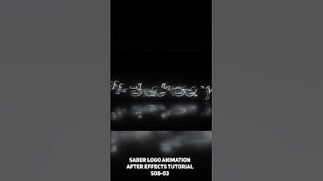 Saber Logo Animation After Effects - S0803 #logo #logoanimation #logoreveal #aftereffects