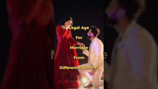 Legal Age For Marriage From Different Countries In The World #shorts screenshot 4