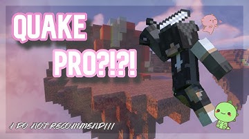 This Is The Worst FOV~Playing in Quake Pro on Hypixel Bedwars