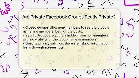 Are Private Facebook Groups Really Private? - Everyday-Networking