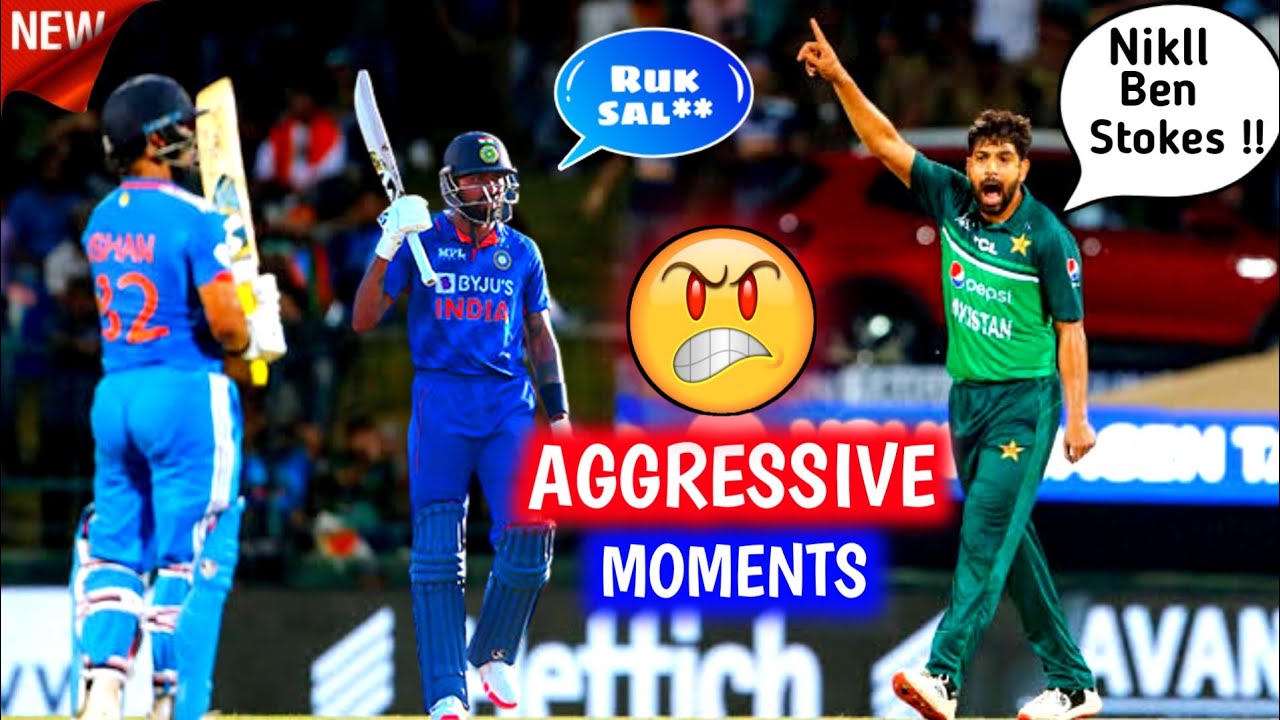 High voltage fights in cricket history - YouTube