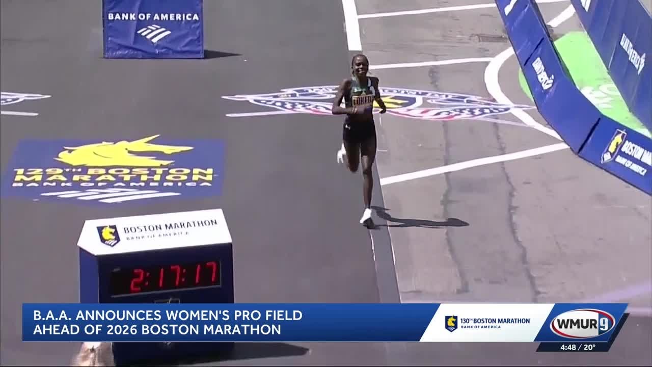 B.A.A. announces women's pro field ahead of 2026 Boston Marathon
