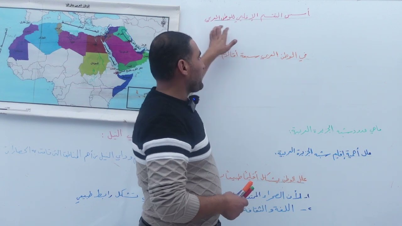 اسس التقسيم الاقليمي في الوطن العربي - الاستاذ غسان عكيل