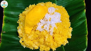 XÔI SẦU RIÊNG đậu xanh nước cốt dừa thơm ngon béo ngậy | Bếp Của Vợ