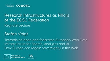 Towards an open and federated European Web Data Infrastructure for Search Analytics and AI