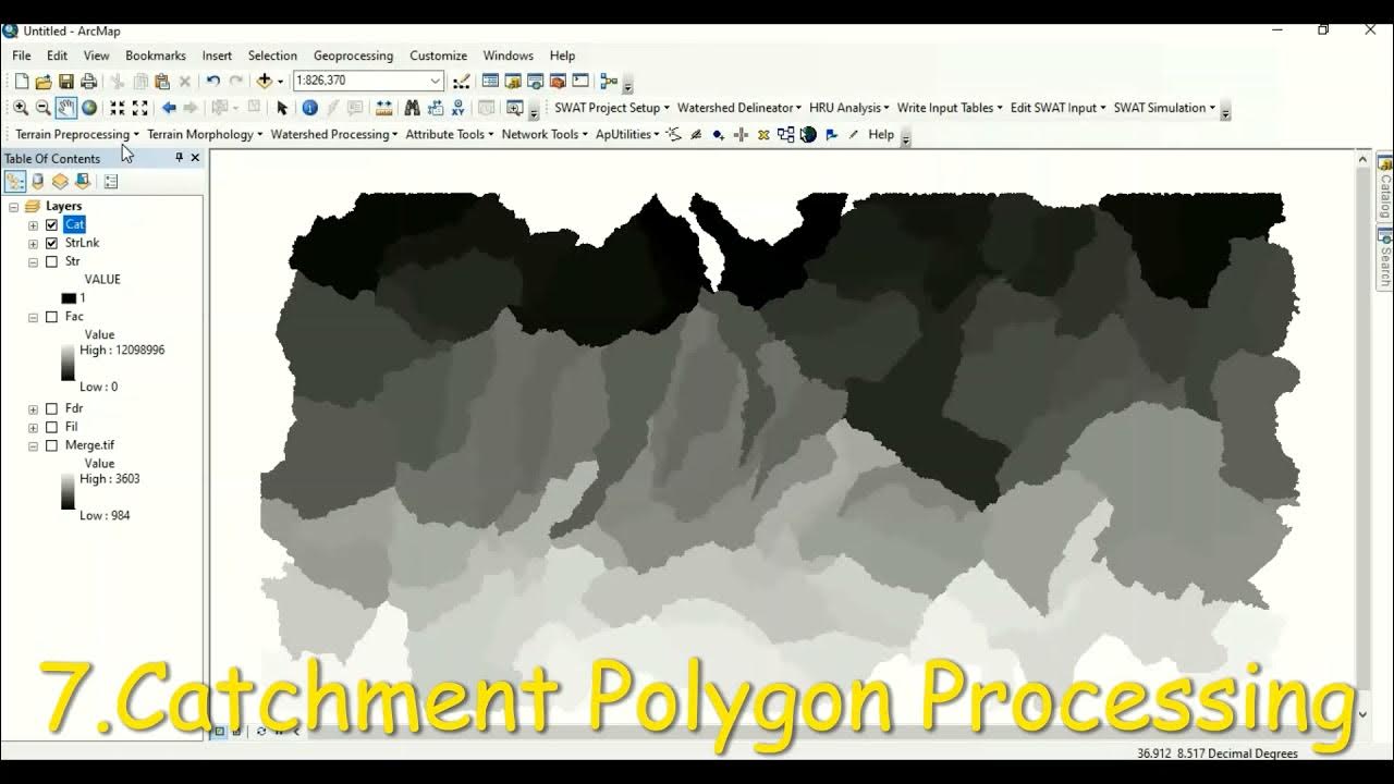 How to delineate watershed using Arc Hydro Tool YouTube