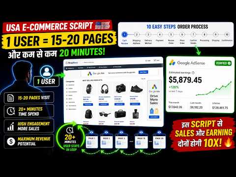 How to Increase AdSense Earnings from  USA E-Commerce Website | User Engagement Strategy 2026