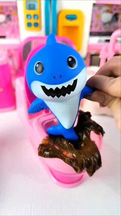 Satisfying with Unboxing & Review Miniature Bathroom | ASMR Video no music #babyshark #asmrtoys