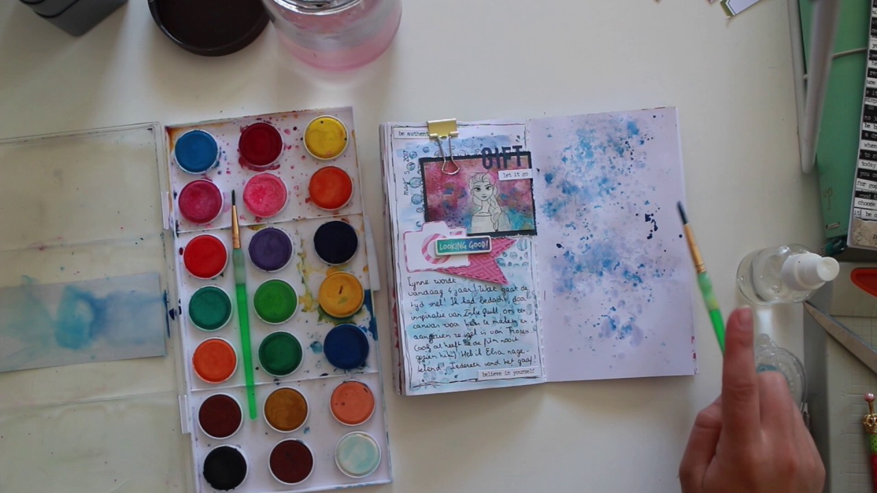 Dutch proces video Documenting in my TN - Hello - July's mini-marathon #3 (NL)