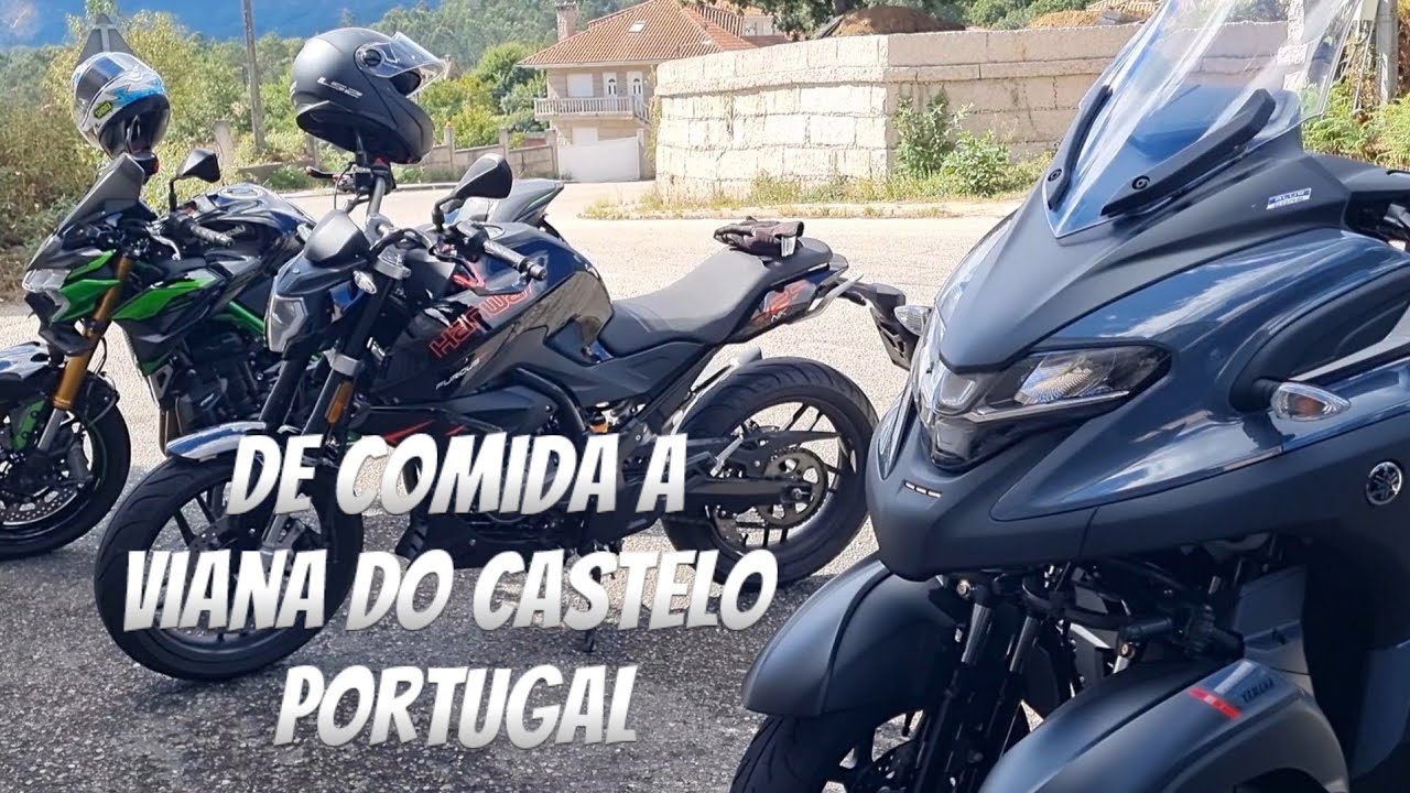 Ruta Viana do Castelo. Portugal. Yamaha tricity 300