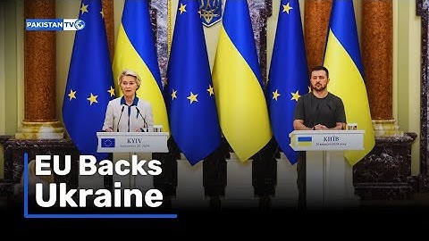 EU leaders meet in Brussels to reinforce long-term military and financial support | PakistanTV