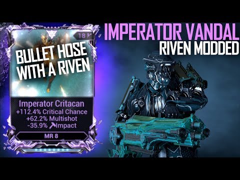 Warframe Imperator Vandal Riven Modded Imp Archgun Riven Lmao