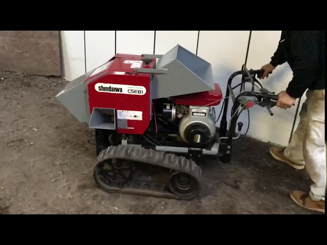 Shindaiwa 新ダイワ CSE220-DC ウッドチッパー チッパー シュレッダー 粉砕機 Chipper & Shredder【164時間】送料込み shindaiwa wood chipper チッパーシュレッダーcse135-dc - YouTube