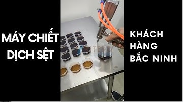 Bàn giao máy chiết rót thực phẩm khách hàng tại Bắc Ninh